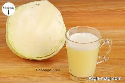 بهبود زخم معده با کلم