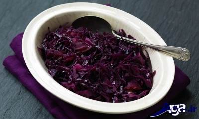 کلم قرمز پخته مناسب برای ریه