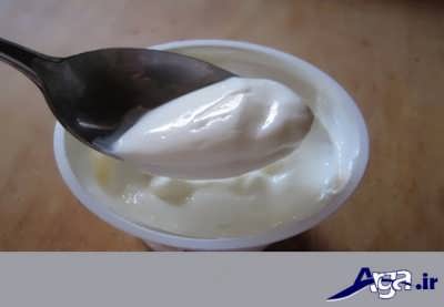 ماست برای درمان عونت روده و معده