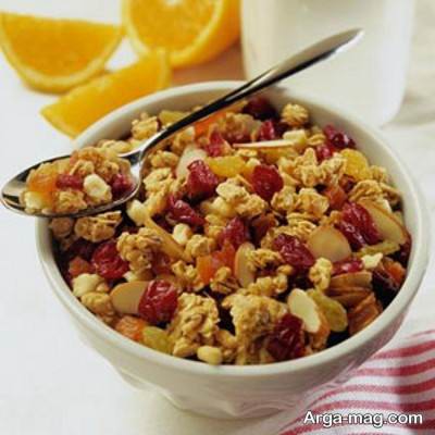 غلات بسیار خوشمزه صبحانه