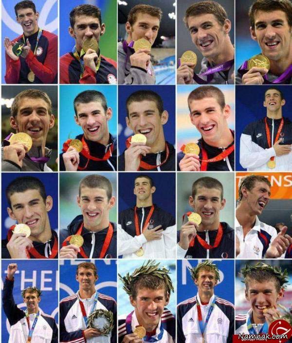 مدال های مایکل فلپس مایکل فلپس