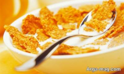 کورن فلکس همراه باشیر