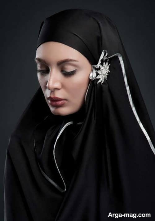 آموزش بستن شال ساده به سبک عربی 