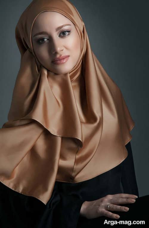 بستن شال ساده با روش عربی 