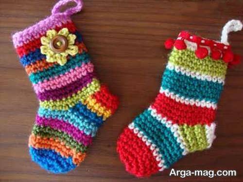 جوراب بافتنی فانتزی
