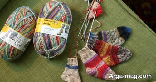 جوراب بافتنی شیک