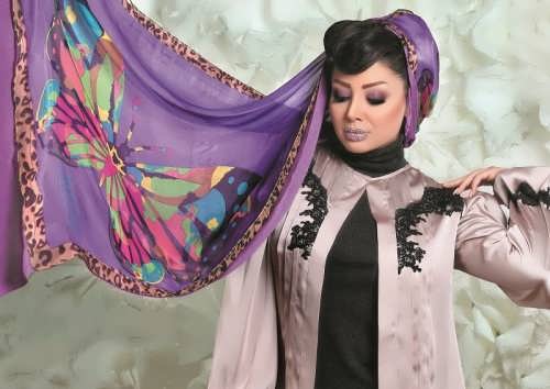 مدل بستن شال