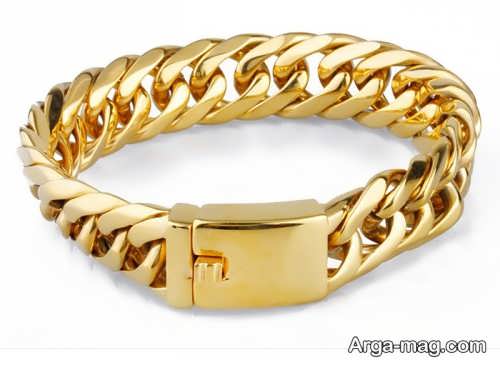 مدل دستبند مردانه پهن 