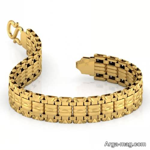 مدل دستبند پهن مردانه 