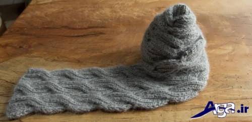 طرح های زیبا و شیک شال گردن بافتنی