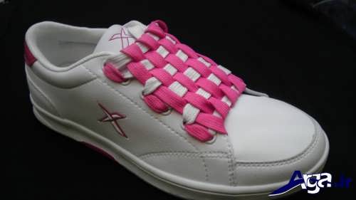 بستن بند کفش به صورت عمودی و افقی