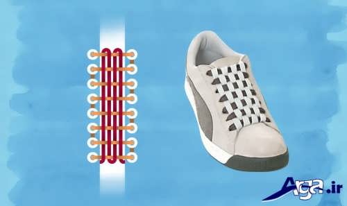 آموزش بستن بند کفش