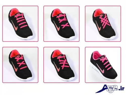ایده های مختلف برای بستن بند کفش اسپرت