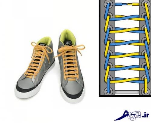 مدل زیبا و شیک بستن بند کفش