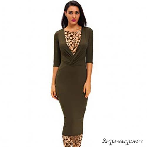 مدل لباس مجلسی یقه هفت 