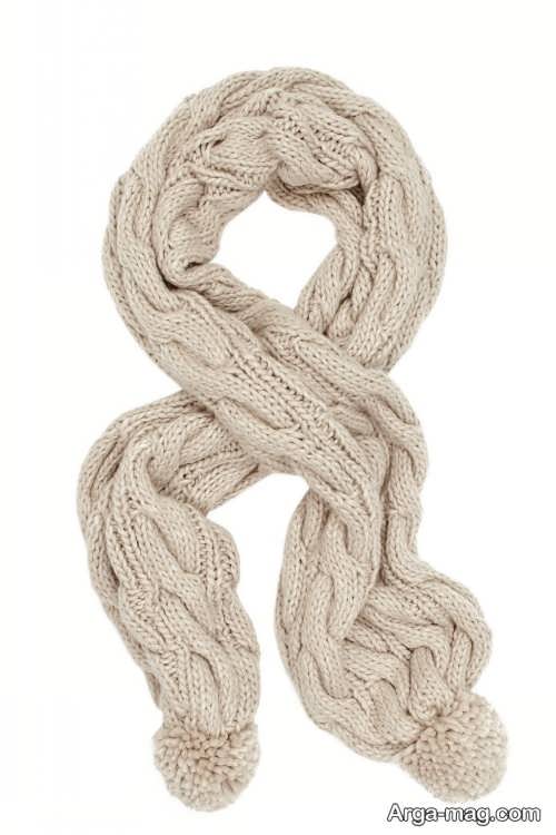 شال گردن رنگ روشن