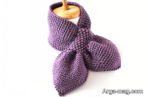 شال گردن بنفش