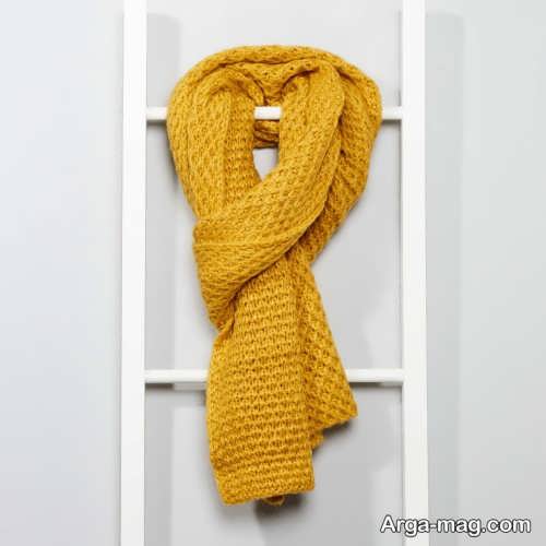 شال گردن زرد
