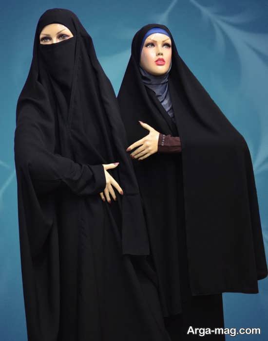 چادر لبنانی پوشیده 