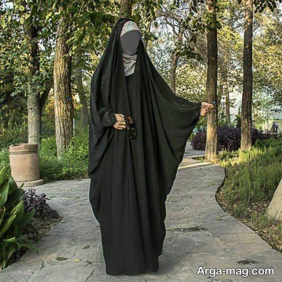 مدل چادر لبنانی با طراحی خاص 