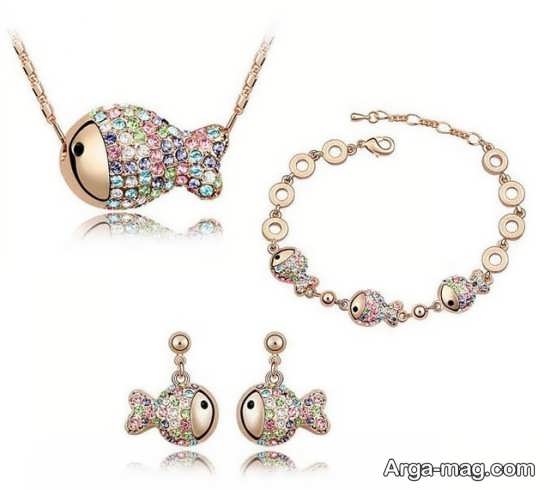 ست ماهی طلا بچه گانه 