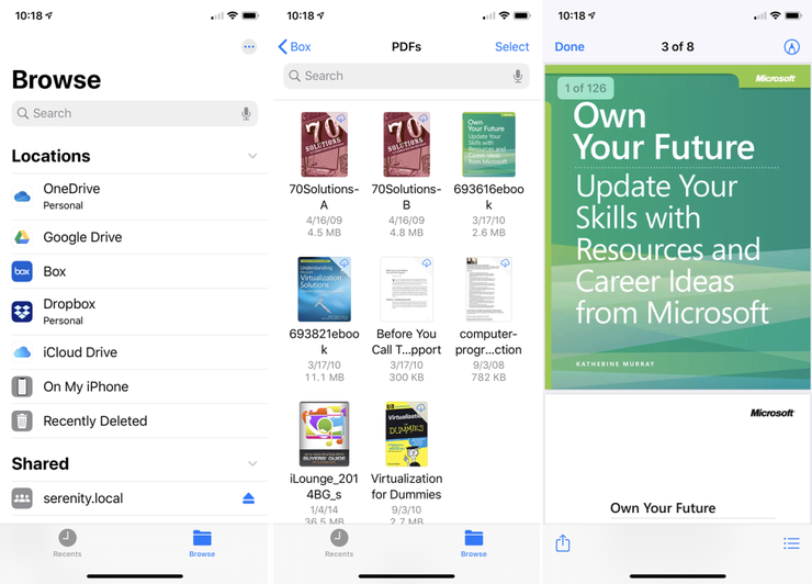 7 - آموزش استفاده از برنامه Files در iOS 13 و iPadOS