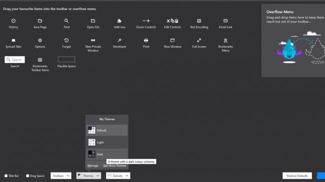 فعال سازی حالت شب فایرفاکس در کامپیوتر