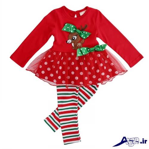 لباس سرهمی نوزاد دخترانه