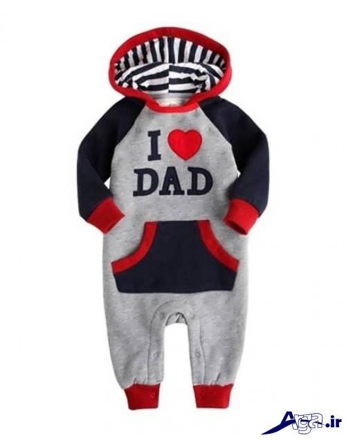 لباس سرهمی نوزاد پسرانه