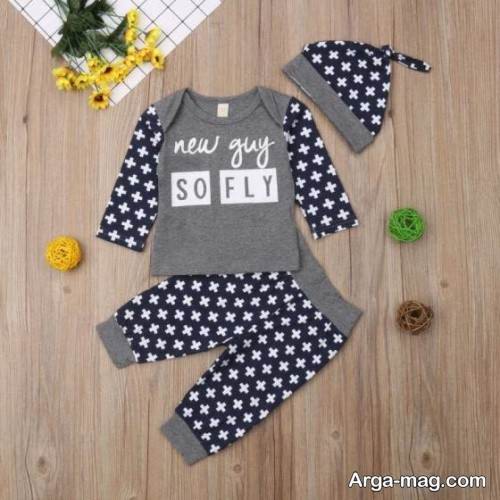 بلوز و شلوار طرح دار