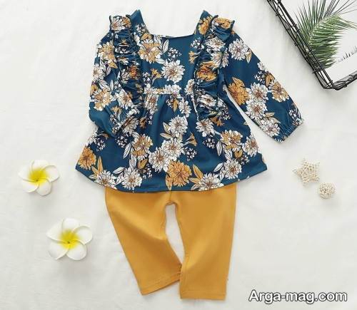 بلوز و شلوار زیبا دخترانه