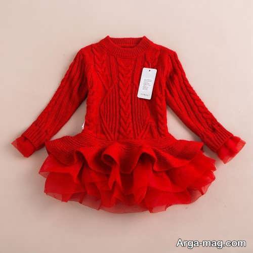 مدل لباس بافتنی شیک و جذاب بچه گانه