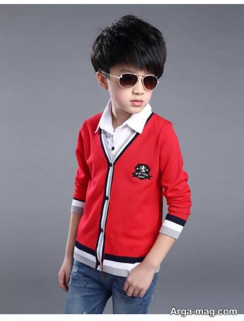 مدل لباس بافتنی پسرانه