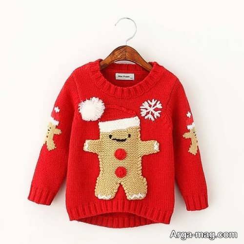 مدل لباس بافتنی طرح دار و شیک بچه گانه