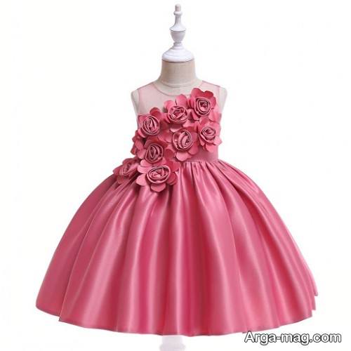 پیراهن کار شده برای کودک 