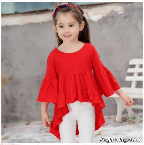 شومیز بچه گانه طرح دار 