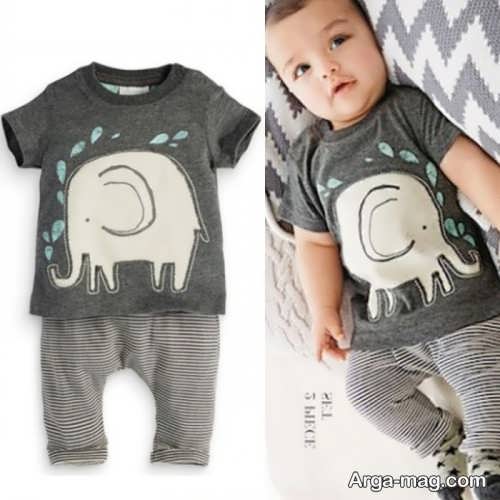 مدل بلوز و شلوار نوزادی 