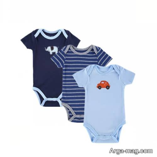 لباس سرهمی نوزاد پسرانه 