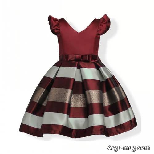 مدل پیراهن طرح دار بچه گانه