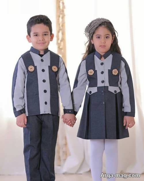Kindergarten uniforms 2 - طرح های شیک و جدید مدل لباس فرم مهد کودک پسرانه و دخترانه