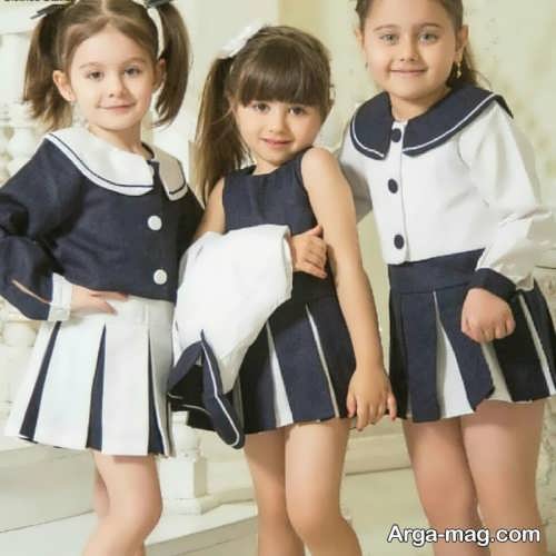 Kindergarten uniforms 6 - طرح های شیک و جدید مدل لباس فرم مهد کودک پسرانه و دخترانه