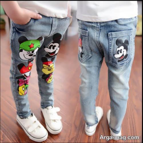 مدل شلوار طرح دار دخترانه