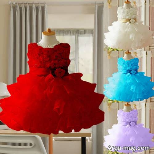 مدل لباس جشن دندونی دخترانه 