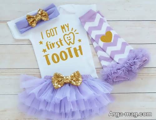 مدل لباس جشن دندونی دخترانه زیبا و شیک 