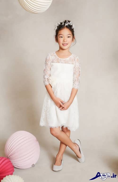 لباس مجلسی بچه گانه گیپور