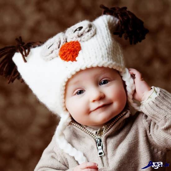 مدل کلاه بافتنی بچه گانه بسیار زیبا