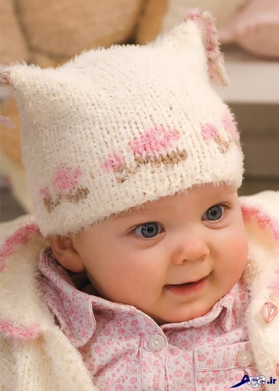 انواع کلاه بافتنی بچگانه فانتزی