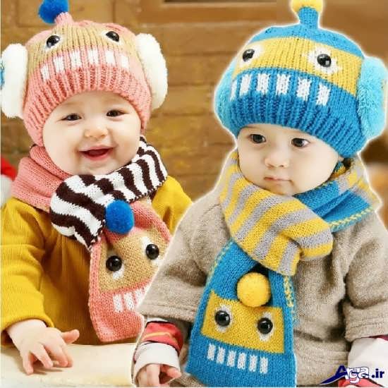 کلاه های زیبای بافتنی کودک