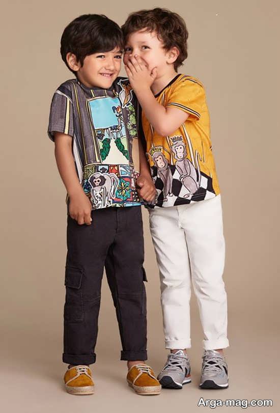 شلوار بچه گانه با رنگ های متنوع