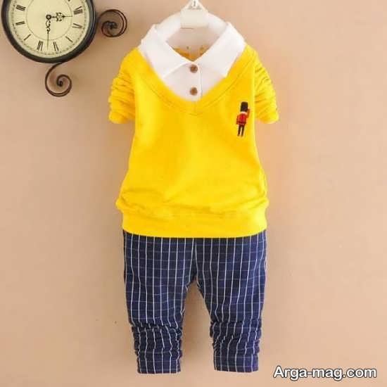 شلوار چهار خانه بچه گانه پسرانه